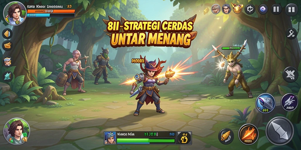 Tampilan gameplay 8II yang menampilkan pertarungan strategi menarik.