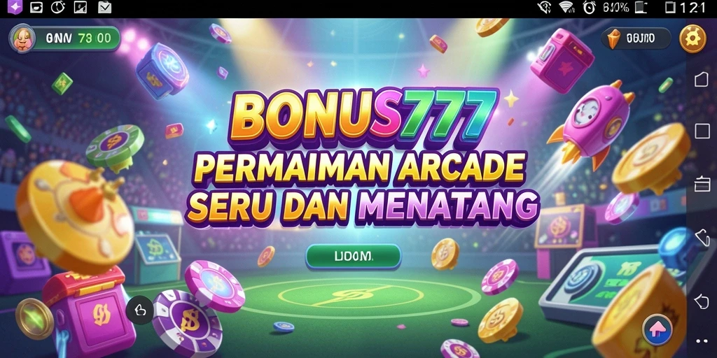 Tampilan gameplay seru dari permainan Arcade BONUS777.