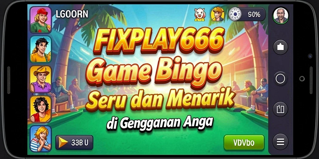 Screenshot FIXPLAY666 menampilkan aksi seru dalam permainan Bingo.