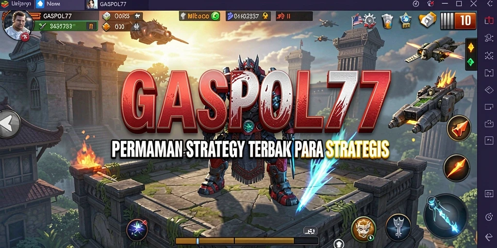 Screenshot menampilkan gameplay menantang dalam GASPOL77 yang penuh strategi.