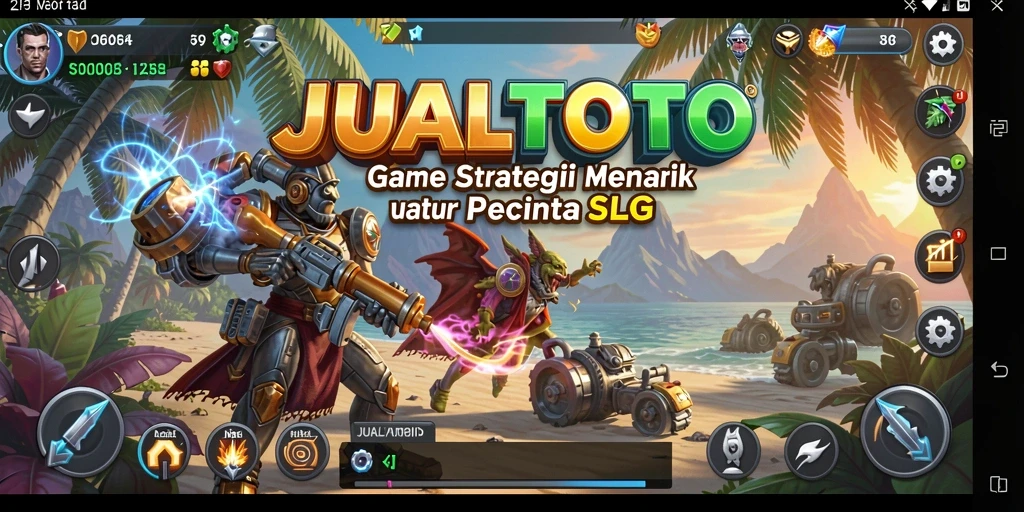 Tampilan menarik dari gameplay SLG di JUALTOTO.