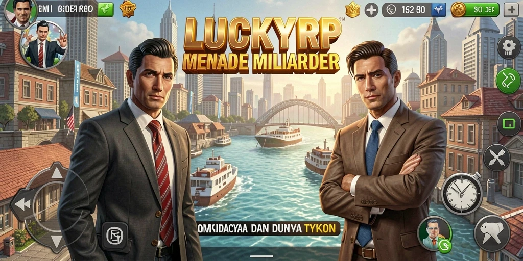 Tangkapan layar gameplay LUCKYRP yang menampilkan pengelolaan bisnis yang strategis.