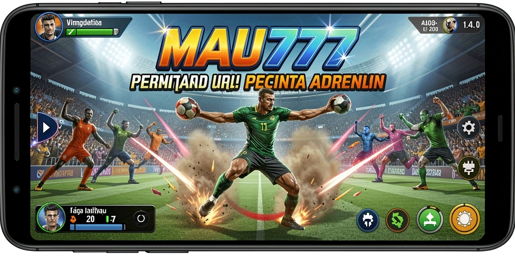 Tampilan gameplay seru dari MAU777 yang menghadirkan keseruan olahraga.