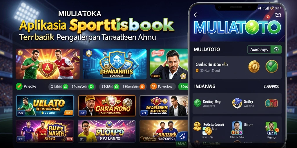 Tampilan gameplay <strong>MULIATOTO</strong> menampilkan berbagai opsi taruhan olahraga.
