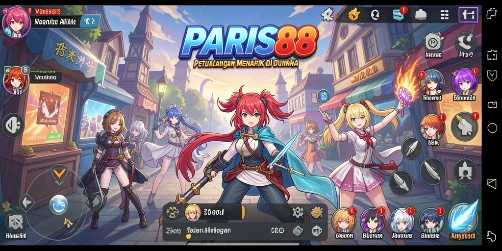 Tampilan menarik dari gameplay PARIS88 yang memukau dan penuh aksi.