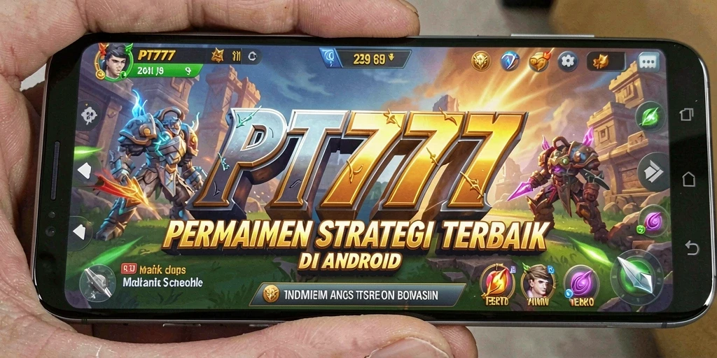 Tampilan gameplay menarik PT777 dengan pertempuran strategis.