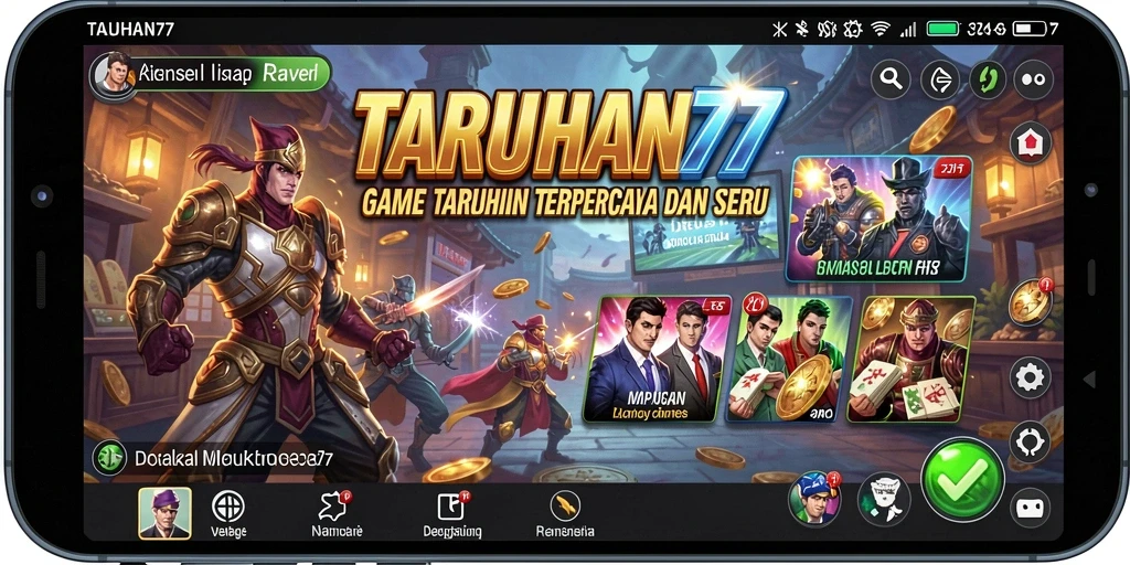 Tampilan gameplay menarik dari TARUHAN77 yang penuh aksi.