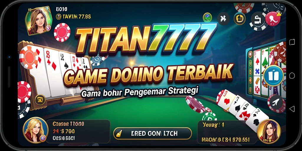 Tampilan gameplay seru dalam permainan Domino TITAN777.