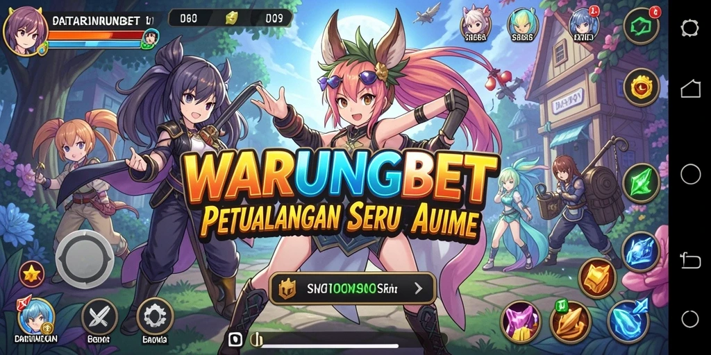 Screenshot menunjukkan karakter Anime dalam pertempuran seru.